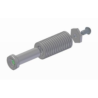 Shaft with disks spacers 5/8''